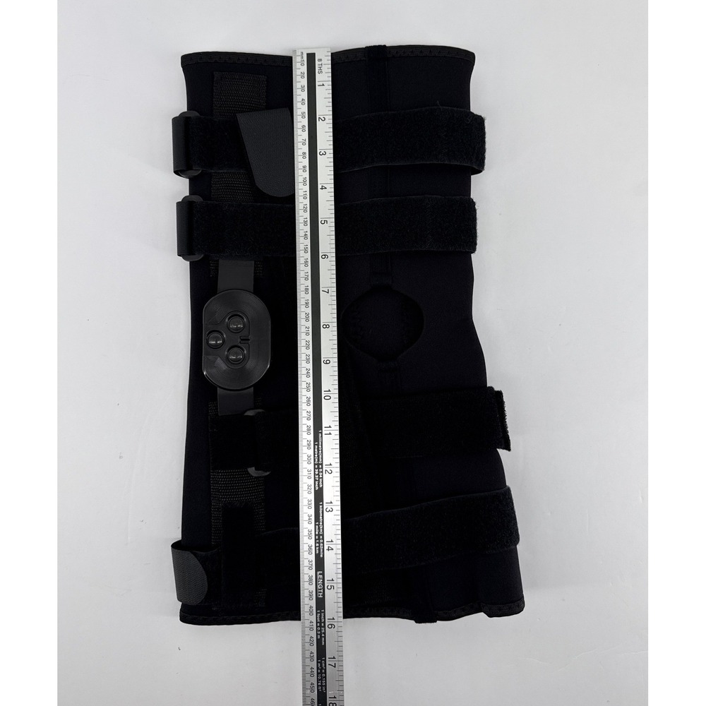 Bell-Horn Range of Motion Knee Brace 3XL Black Hinged Adjustable 99443XXXL L1833 - Picture 8 of 11